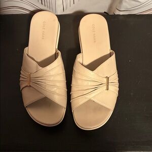 Cole Haan Women's Beige Mules, Size 9/FLAWED